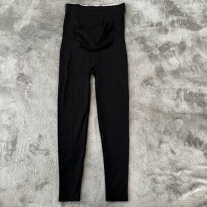 Blanqi Maternity Leggings Black Women's size LARGE Pregnancy